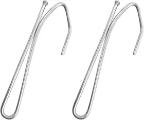 N/d 445022792725 50 Pcs Stainless Steel Pinch Pleat Curtain Hooks
