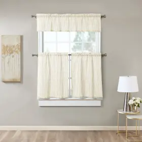 Nanshing 810140054234 Turner Rod Pocket Kitchen Curtain Valance And Tiers