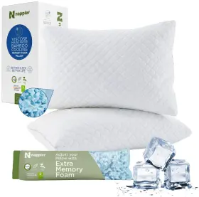 Nbs02 Nappler Cooling Pillow For Hot Sleepers -bed Pillows Standard Size Premium Set Of 2 -