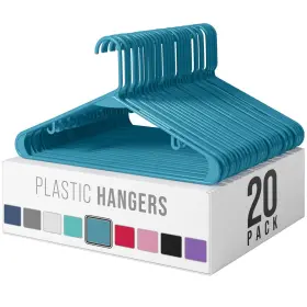 Ph20 Neaterize 850008088063 Clothes Hangers Plastic 20 Pack - Blue Makes The Perfect Co