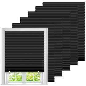 Neugodo Bzl001 6 Pack Temporary Blackout Shades 24 Inch W X 59 H For Indoor Hung Windows Bathro