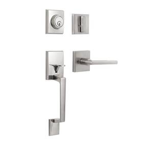 Neutype B09rffsd4g Front Door Handle Set Entrance Lock Satin Nickel Heavy Duty