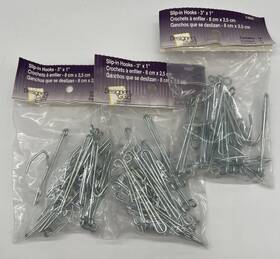 Newell Window Furnishings 14637 3 Packs Slip In Drapery Hooks Inch X 1 Newel Designers Guild 14 Pc Curtain
