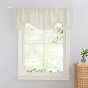 Nicetown 768837426553 Tie Up Valance For Kithcen/living Room Farmhouse Adjustable Mini Si