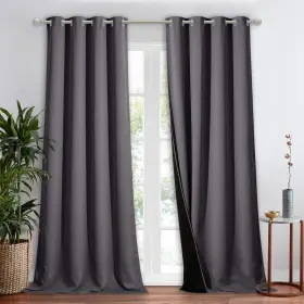 Nicetown 787966631515 100% Blackout Blind Laundry Room Decor Window Treatment Curtain For