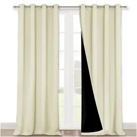 Nicetown Ntusgmblk2layer2-42 52 Living Room Completely Shaded Draperies Privacy Protection And Noise