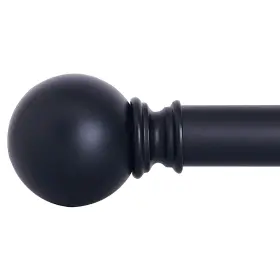 Ntusrdaljsyt1 Nicetown Drapery Curtain Rod Set With Classic Round Finials/ball Caps 1 1/8