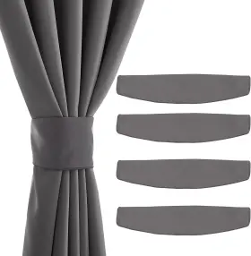 Ntustbk1sd4-15x4c01 Nicetown Strong Magnetic Curtain Tiebackscurtain Tiebacks For Wall No Screws Of Curtains