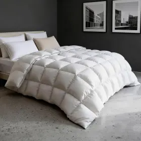 Ld-25001-wh Nighthug Goose Down Comforters 100% Oganic Cotton Shell Queen Size Comforter Luxury Du