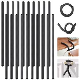 Ninehaoou Sii-ninehaoou-0668 20 Pcs 17 Inch Eva Foam Twist Rubber Ties Reusable Bendable Cable Tie Straps