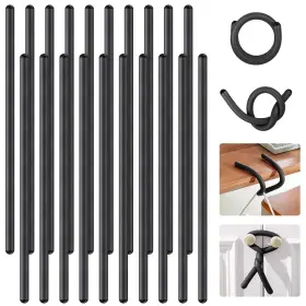 Sii-ninehaoou-0668 Ninehaoou 20 Pcs 17 Inch Eva Foam Twist Rubber Ties Reusable Bendable Cable Tie Straps