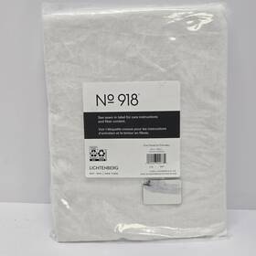 No. 918 029927440782 No. Tayla Crushed Texture Semi-sheer Rod Pocket Curtain Panel 50 Inch X 84 New