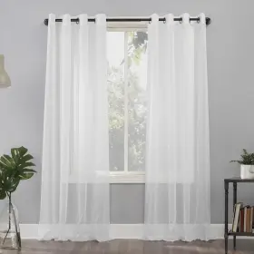 52443 No. 918 Emily Sheer Voile Grommet Curtain Panel 59 Inch X 84 White