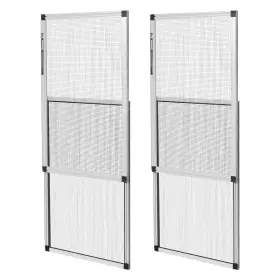 Hdsc104 Nobrand Adjustable Window Screen 15 Inch H X 21 -40 W 2-pack Aluminum Frame Sturdy Mesh