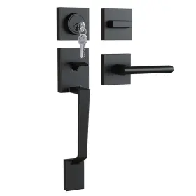B08pb4twnj Ohuhu Front Door Lock Set Heavy Duty Upgraded Handle Black Locksets