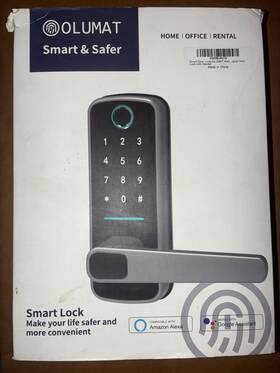 Olumat B0d95rtcxk Smart Lock Wifi Keyless Entry Handle