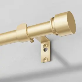 Olv35-88gd Olv Modern Gold Curtain Rods For Windows 48 To 84 Inch 36ftft-88ftft 1 Pack