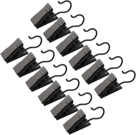 Oneoney 445015317355 Janyun 120 Pack Clip Hook Set Stainless Curtain Clips For Photos Home De