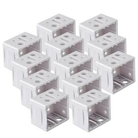 Onlyfu B09h1zhm9k Ca 12 Pack 1 Inch Blind Brackets Vertical Bracket Box Small White
