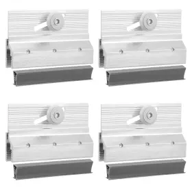 5313vygw0315 Oqqlin 4 Pcs Frameless Shower Door Roller Top Bracket Assembly Silver 5313vygw0315 Oqqlin 4 Pcs Frameless Shower Door Roller Top Bracket Assembly Silver