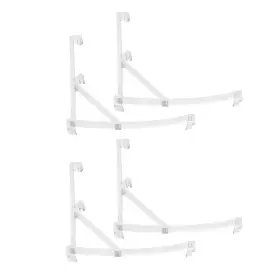 Ototec 894831042126 4pcs Clear Valance Clips For 39mm Wide Vertical Blinds Hidden Retainer Bracke
