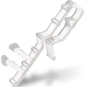 Ourtroness 751031323094 Blind Clips For Valance 2 Inch Hidden Channel Window Clear Plas