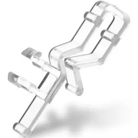 Ourtroness 751031694248 Blind Clips For Valance 1.6 Inch Hidden Channel Window Clear Pl