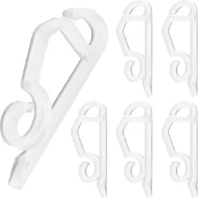 Ourtroness 751031869738 Christmas Light Clip Outdoor Gutter Hook 150 Pieces Holiday Hanger Hooks Weat