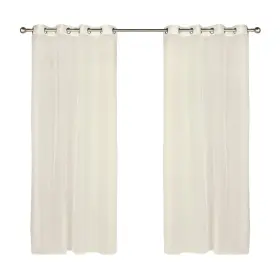 Outdoor Decor 069556476080 Escape Indoor/outdoor Grommet Curtain Voile - Pair Ivory 54 X 84