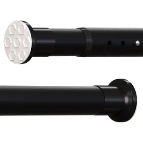 Oxdigi 883522104230 Tension Shower Doorway Curtain Rod/adjustable 141.7-161.4 Inches No Dr