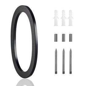 Pantaqi B0dcbb8ks4 8 Inch House Numbers For Outside Modern Metal Largeblack