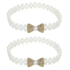 Pta231114tt000679 Patikil Curtain Tiebacks Ropes 2 Pack Elastic Bow-knot Style Convenient Drape Tie Ba