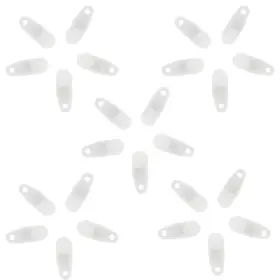 Tr23-97 Phituoda Pcs Curtain Track Glider Hooks White Plastic Rail 50