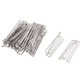 Piccocasa 609876266352 Stainless Steel Window Drapery Curtain Pleat Hooks Hanger Silver 25pcs