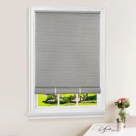 Porch & Den 054006260234 And Longacre Vinyl Cordless Roll-up Blind Grey 36x72