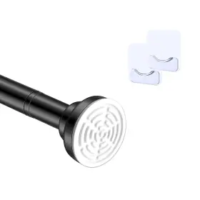 Prebene 792671296638 Shower Curtain Rod 36-80 Inch Adjustable Spring Tension No Drilling Anti-