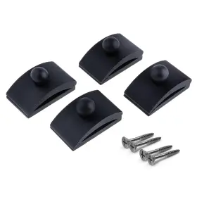 Precision Quilting Tools 816448029196 Classy Clamps Wooden Quilt Wall Hangers 4 Large Clips Black And Screws