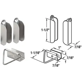Pl7760 Prime-line 7/16 Inch Mill Hanger And Latch 2-pack