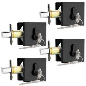 Probrico B0cchcmkm1 Black Double Cylinder Deadboltkeyed Both Sideresidential Security