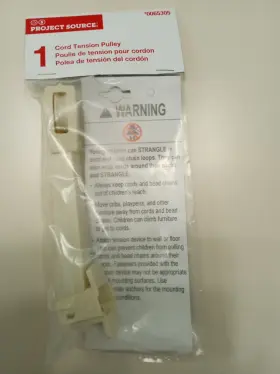 0065305 Project Source Cord Tension Pulley Off-white #0065305 Box Of 10