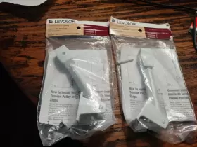 08-3859 Project Source Cord Tension Pulley For Curtains Drapes White Plastic Lot Of 2