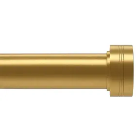 Qb-88 Qbmvwf Gold Curtain Rods For Windows 18 To 88 Inch Adjustable Length 1 Diamete