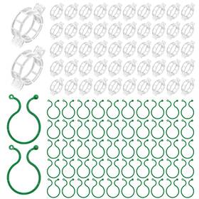 Qhycwin Qhycwin 001 300 Pcs Plant Support Clips 2 Types In 1 Pack Plastic Garden For Toma