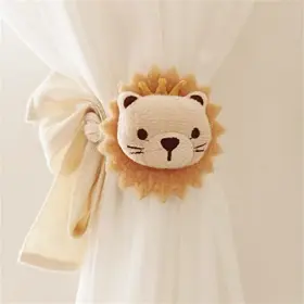 Qidhjh 457541629796 2 Pack Curtain Tiebacks Cute Cartoon Animal Ties Embroidered S