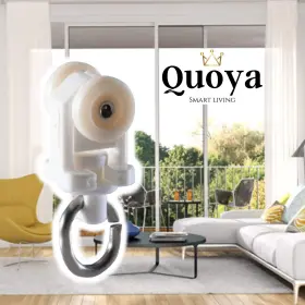 Ql500 Quoya 782290130116 Smart Curtain Tracks Runners Model 24 Extra Hooks For