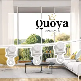 Quoya 782290130239 Smart Curtain Track- Wave Set Suitable For Up To 275inches Track F