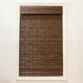 2216312e Radiance Cordless Bamboo Blinds - Flatstick Roman 35 Inch W X 64 H Cocoa