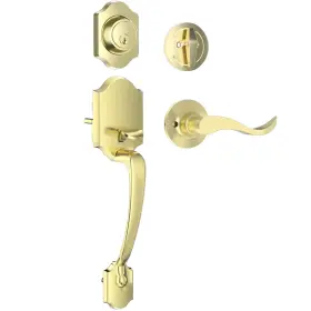 B0fs7t8xjt Rafeciee Front Door Handle And Deadbolt Set Gold Lock Exterior