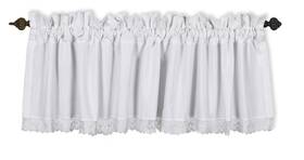 Ramanta Home 38849 Amanta 100% Cotton Slub Curtain Valance Set Of 2 72 X 16 Inch. Window V