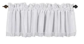 38849 Ramanta Home Amanta 100% Cotton Slub Curtain Valance Set Of 2 72 X 16 Inch. Window V